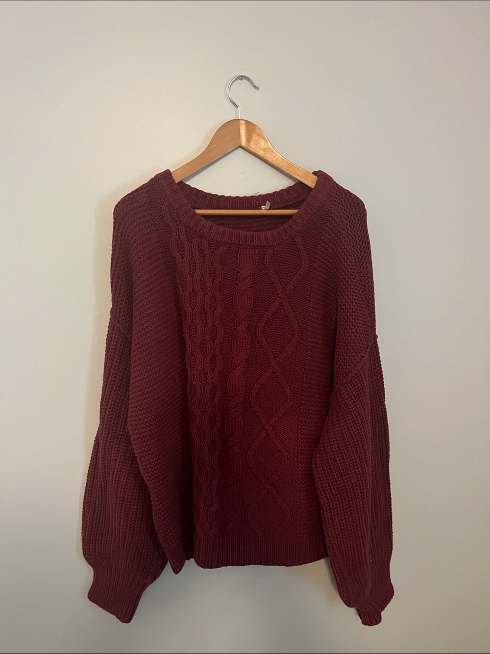 Free People chunky sweater